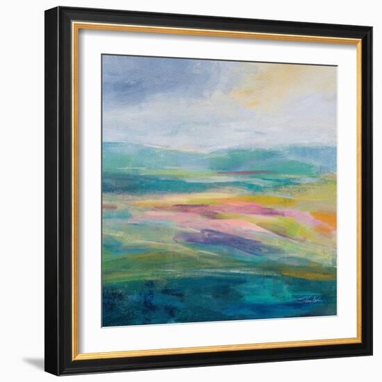 Flower Hill II-Silvia Vassileva-Framed Art Print