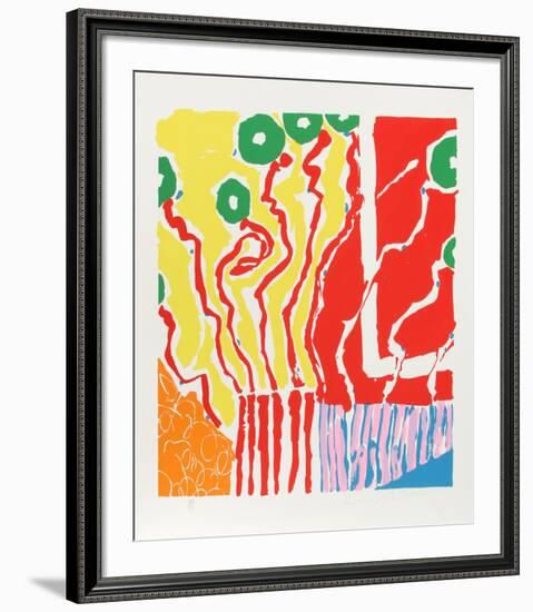 Flower III-Knox Martin-Framed Serigraph