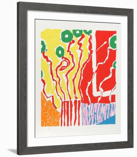 Flower III-Knox Martin-Framed Serigraph