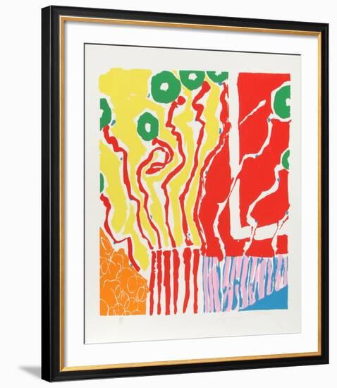 Flower III-Knox Martin-Framed Serigraph