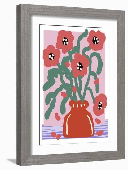 Flower Impression-Treechild-Framed Giclee Print