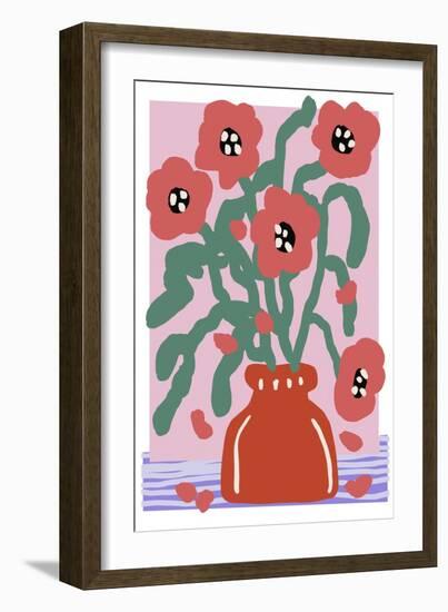 Flower Impression-Treechild-Framed Giclee Print