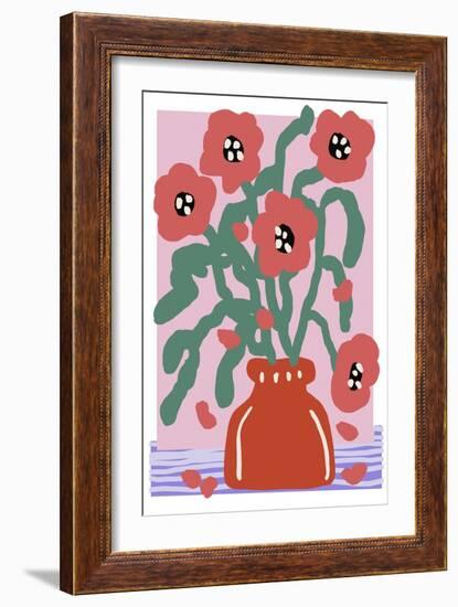 Flower Impression-Treechild-Framed Giclee Print