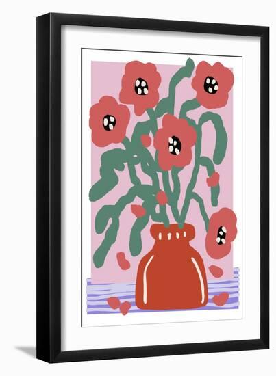 Flower Impression-Treechild-Framed Giclee Print