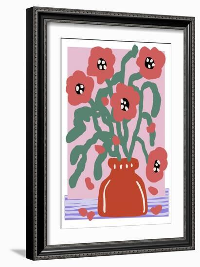 Flower Impression-Treechild-Framed Giclee Print