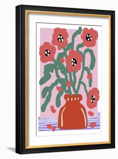 Flower Impression-Treechild-Framed Giclee Print