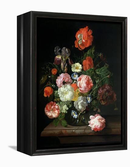 Flower in a Glass Vase-Rachel Ruysch-Framed Premier Image Canvas