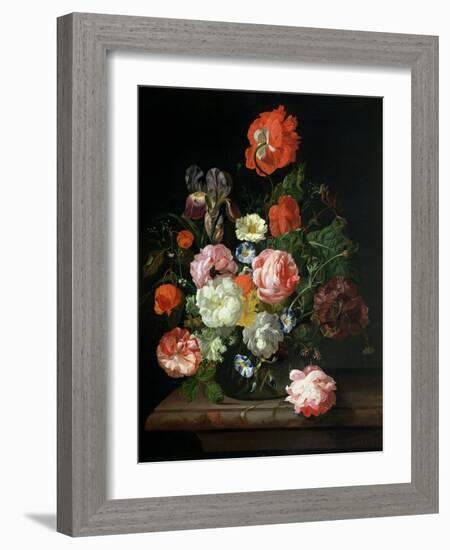 Flower in a Glass Vase-Rachel Ruysch-Framed Giclee Print