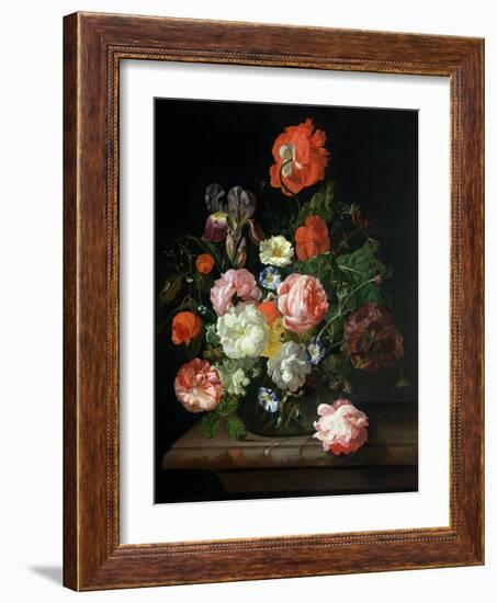 Flower in a Glass Vase-Rachel Ruysch-Framed Giclee Print