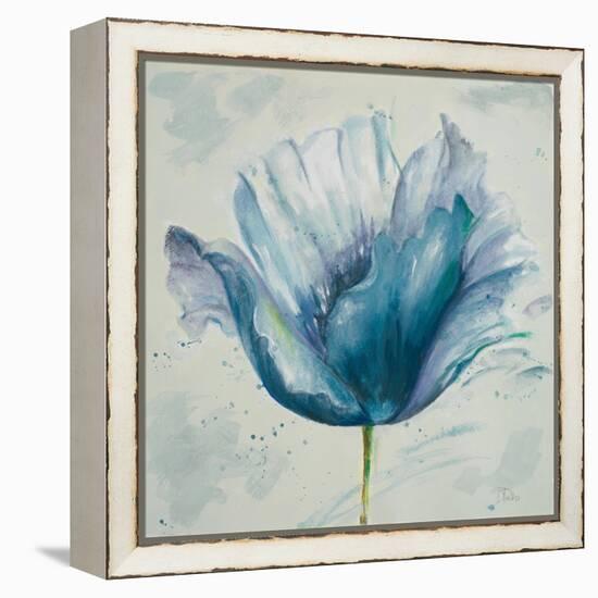 Flower in Blue I-Patricia Pinto-Framed Stretched Canvas