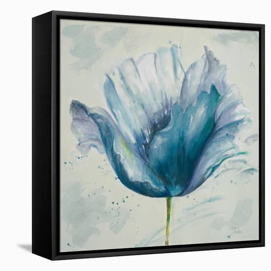 Flower in Blue I-Patricia Pinto-Framed Stretched Canvas