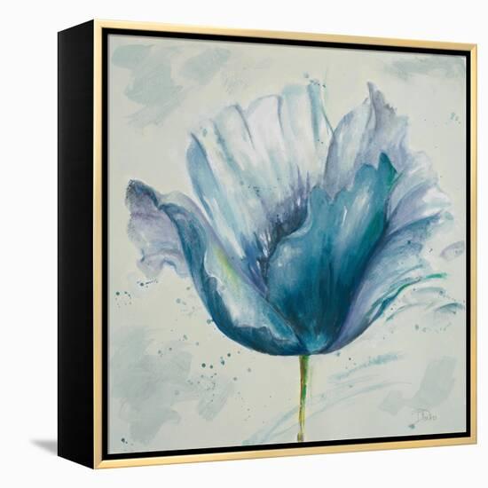 Flower in Blue I-Patricia Pinto-Framed Stretched Canvas