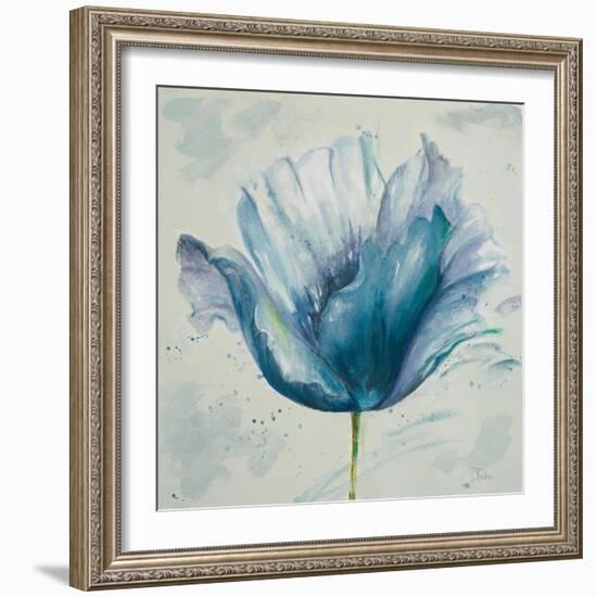 Flower in Blue I-Patricia Pinto-Framed Art Print