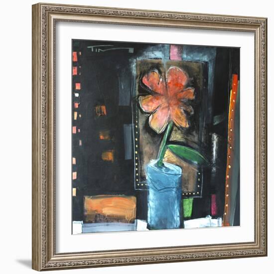 Flower in Blue Pot-Tim Nyberg-Framed Giclee Print