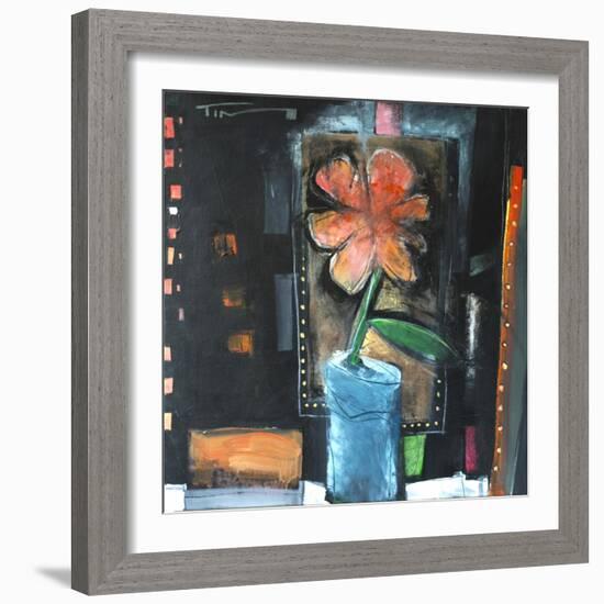 Flower in Blue Pot-Tim Nyberg-Framed Giclee Print