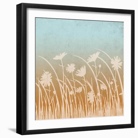 Flower In The Midst-Alonza Saunders-Framed Art Print