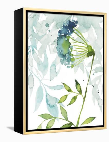 Flower & Leaf Layers I-Grace Popp-Framed Stretched Canvas