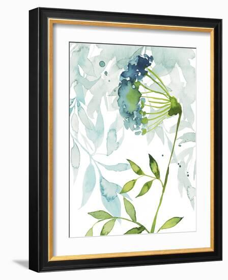 Flower & Leaf Layers I-Grace Popp-Framed Art Print