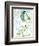 Flower & Leaf Layers I-Grace Popp-Framed Premium Giclee Print