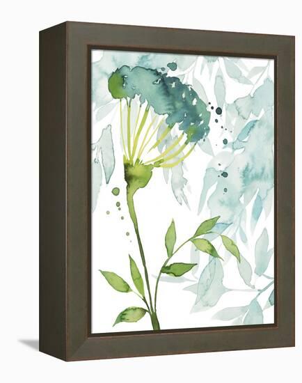 Flower & Leaf Layers II-Grace Popp-Framed Stretched Canvas