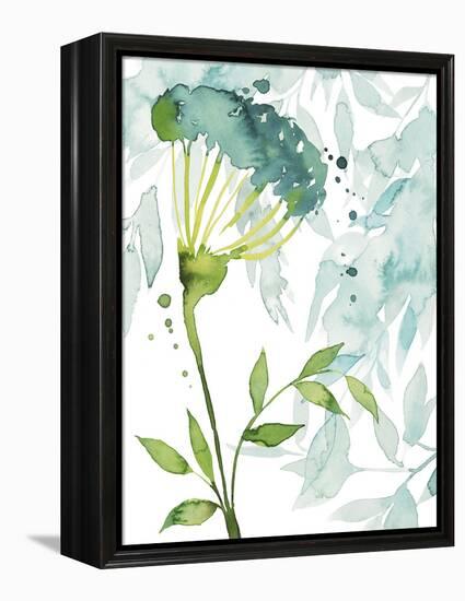 Flower & Leaf Layers II-Grace Popp-Framed Stretched Canvas