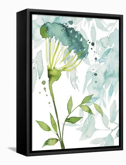 Flower & Leaf Layers II-Grace Popp-Framed Stretched Canvas