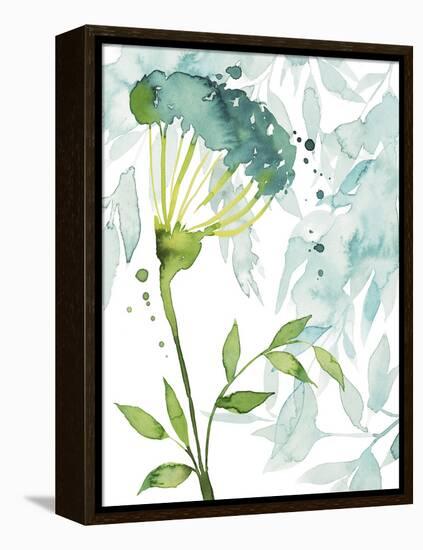 Flower & Leaf Layers II-Grace Popp-Framed Stretched Canvas