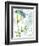 Flower & Leaf Layers II-Grace Popp-Framed Premium Giclee Print