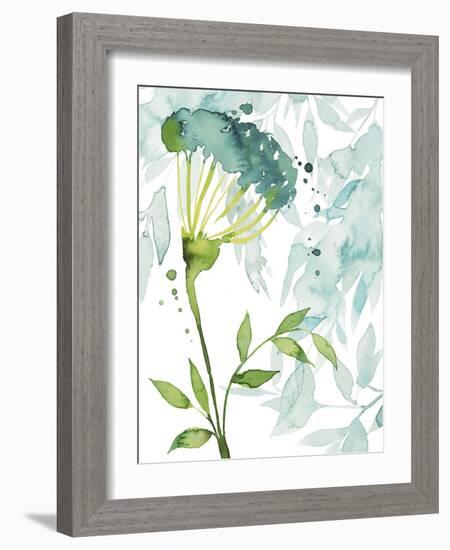 Flower & Leaf Layers II-Grace Popp-Framed Art Print