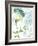 Flower & Leaf Layers II-Grace Popp-Framed Art Print