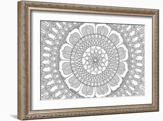 Flower Mandala-Hello Angel-Framed Giclee Print