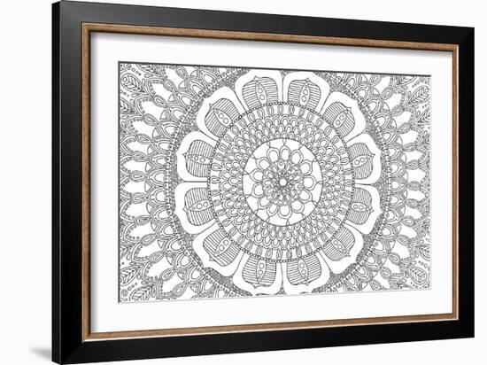 Flower Mandala-Hello Angel-Framed Giclee Print