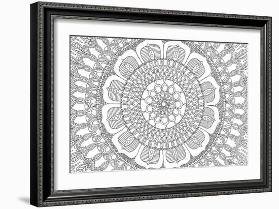 Flower Mandala-Hello Angel-Framed Giclee Print