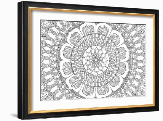 Flower Mandala-Hello Angel-Framed Giclee Print