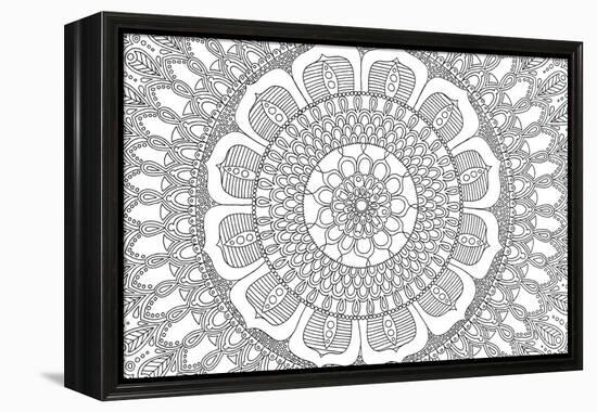 Flower Mandala-Hello Angel-Framed Premier Image Canvas