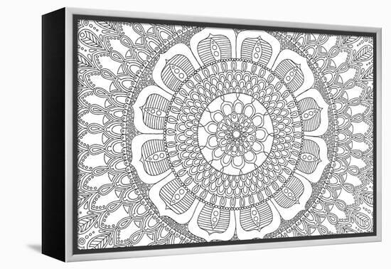 Flower Mandala-Hello Angel-Framed Premier Image Canvas