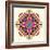 Flower Mandala-Baksiabat-Framed Art Print