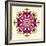 Flower Mandala-Baksiabat-Framed Art Print