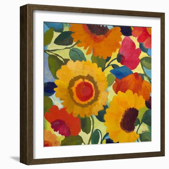 Flower Market 1-Kim Parker-Framed Giclee Print