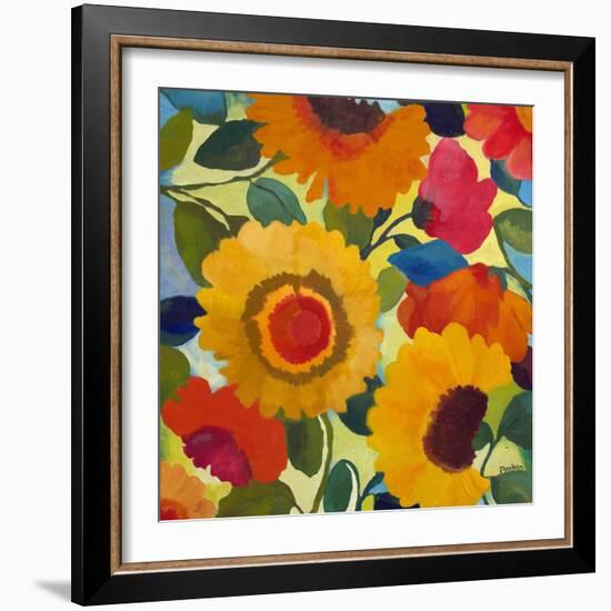 Flower Market 1-Kim Parker-Framed Giclee Print