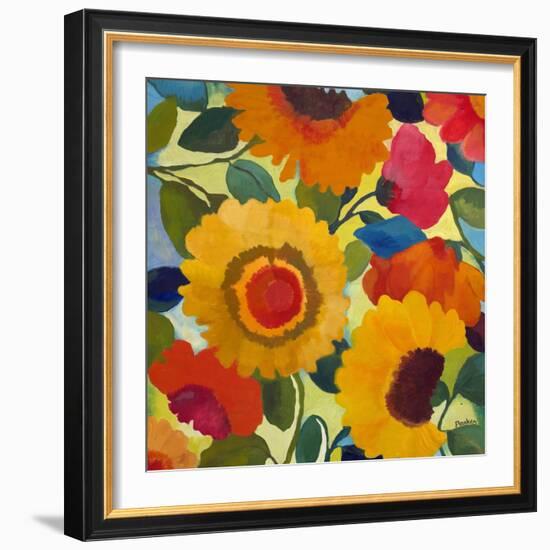 Flower Market 1-Kim Parker-Framed Giclee Print