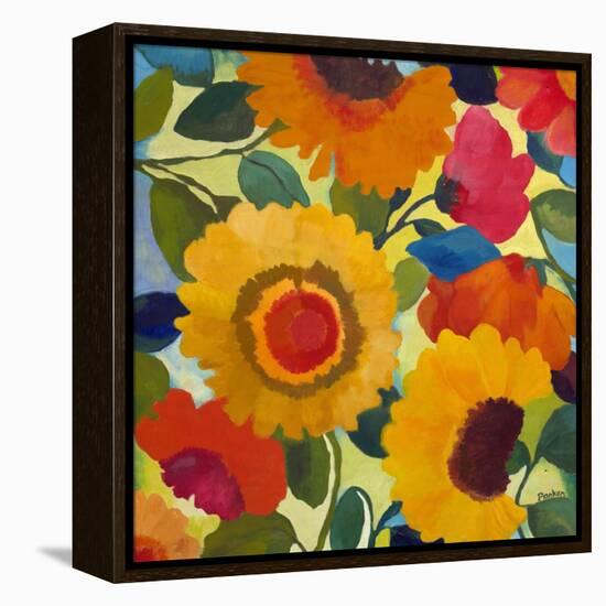 Flower Market 1-Kim Parker-Framed Premier Image Canvas