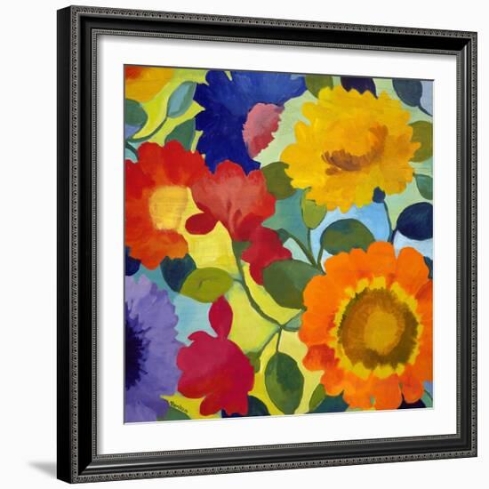 Flower Market 2-Kim Parker-Framed Giclee Print