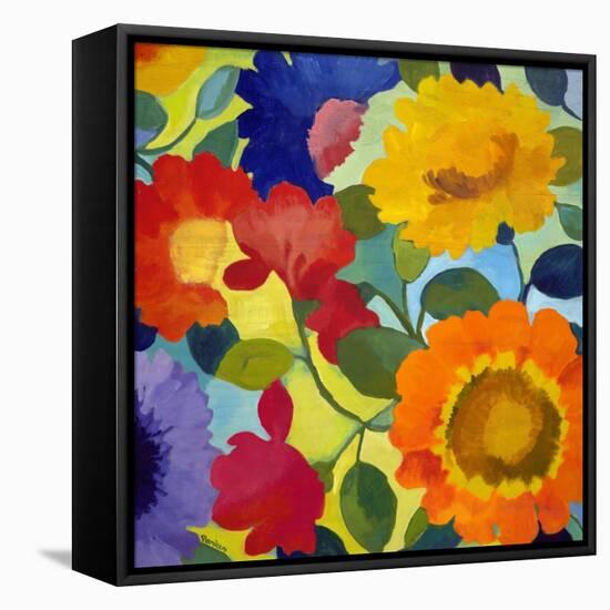 Flower Market 2-Kim Parker-Framed Premier Image Canvas