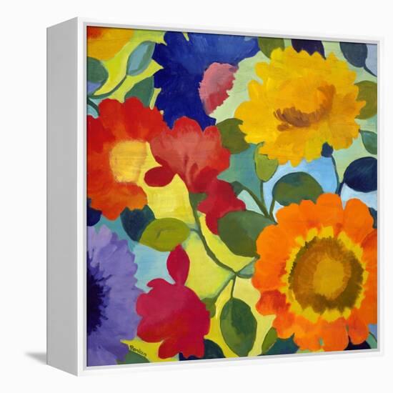 Flower Market 2-Kim Parker-Framed Premier Image Canvas