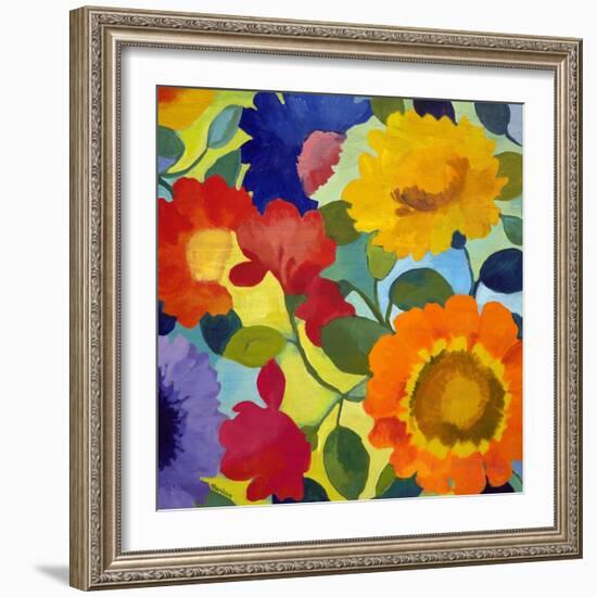 Flower Market 2-Kim Parker-Framed Giclee Print