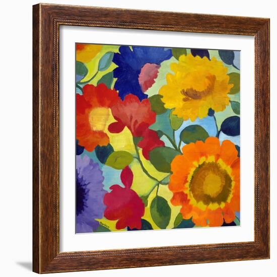 Flower Market 2-Kim Parker-Framed Giclee Print