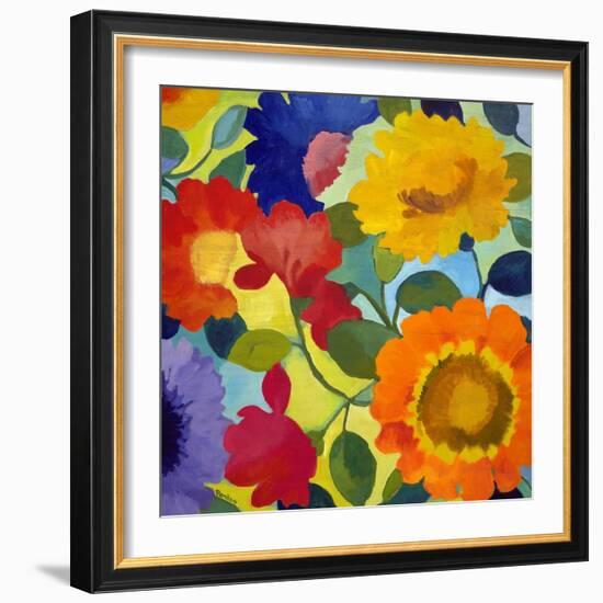 Flower Market 2-Kim Parker-Framed Giclee Print