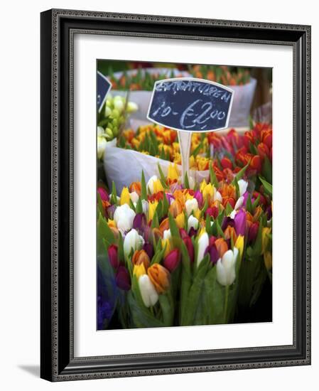 Flower Market, Amsterdam, Netherlands-Neil Farrin-Framed Photographic Print