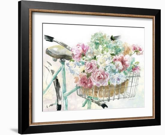 Flower Market Bicycle-Studio M-Framed Art Print